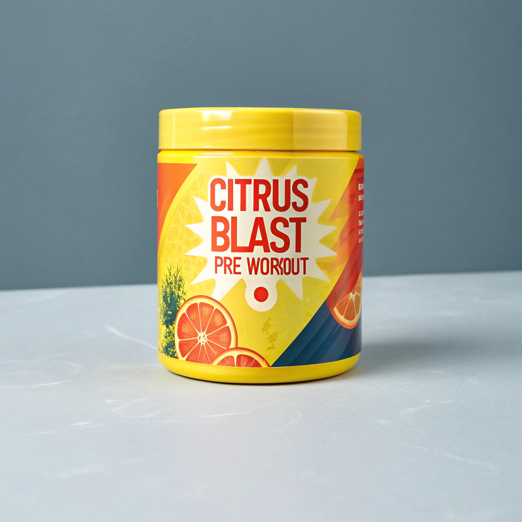 RISESTACK Clean Energy Formula natural pre-workout tub