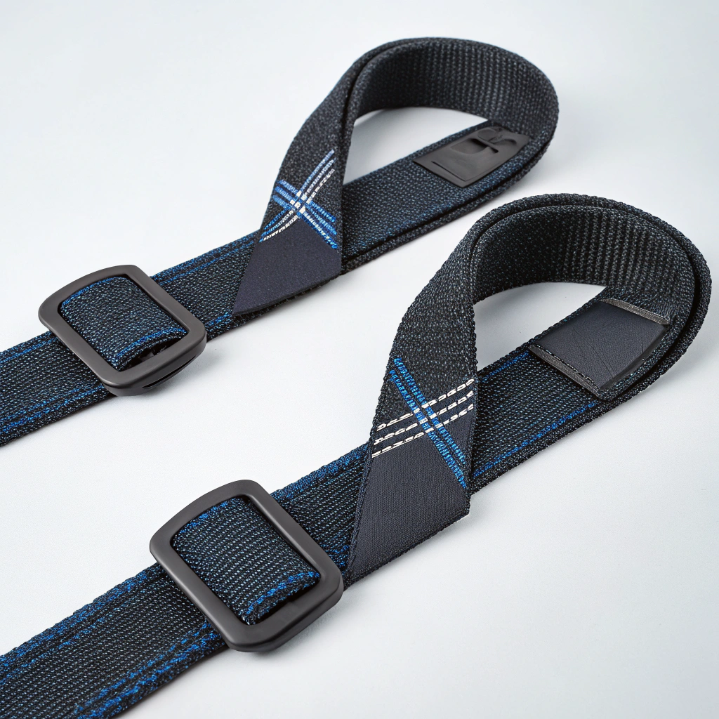 RISESTACK Reinforced Cotton Lifting Straps pair